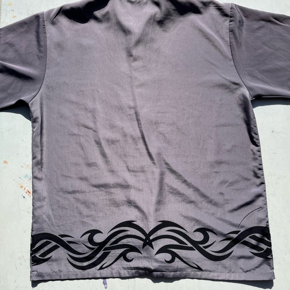 Men's MT:2 Shirt Multicolor Bowling 2XL Rockabilly Greaser 50s Biker Y2K Button - Picture 7 of 11